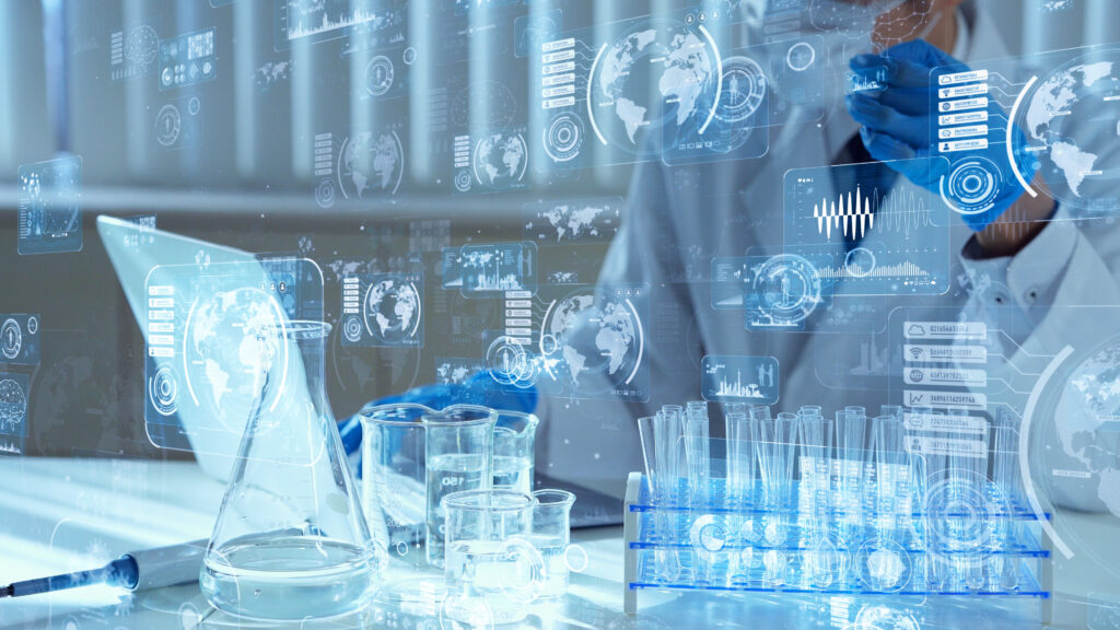 Science technology concept.